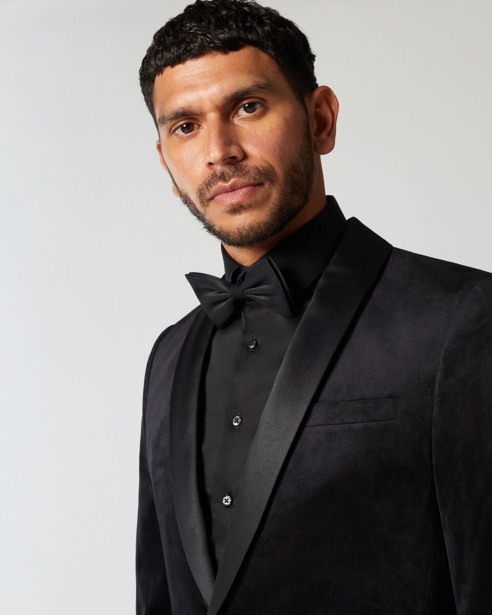 Slim Fit Detachable Shawl Collar Tuxedo